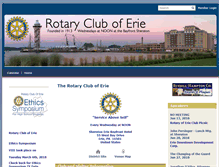 Tablet Screenshot of erierotary.org